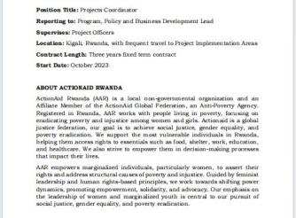 PROJECTS COORDINATOR